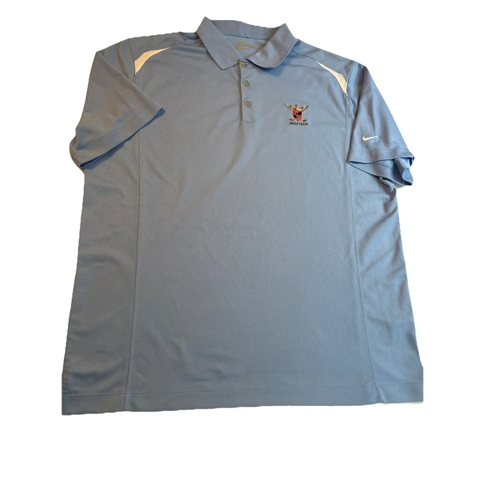 NIKE Golf Tour Performance Polo DriFit CP Golf Club‎ Men's XL